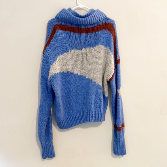 Sita Murt Runway Abstract Alpaca Color Sweater Chunky women size 12 - Picture 5 of 5